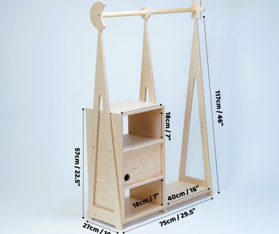 Geliebte Montessori-Garderobe